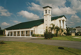 Kings Baptist Church metal roofing.